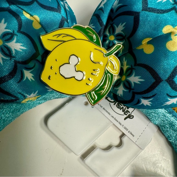 NWT. Disney Parks Salut Limon Epcot Italy Lemon Minnie Mouse Ears Headband. - Picture 8 of 12